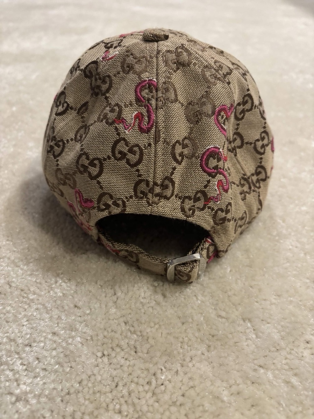 Gucci Monogram Red Snake Hat Women’s - Picture 2 of 4